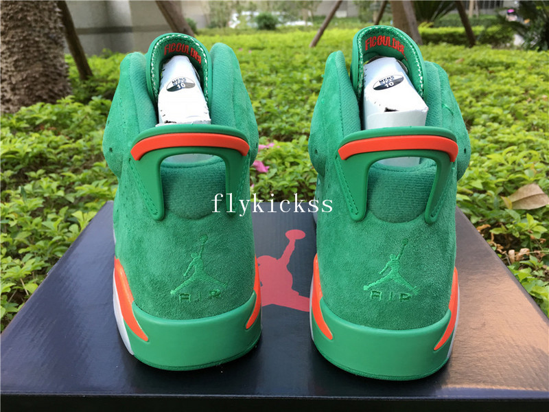 Authentic Air Jordan 6 Gatorade Green